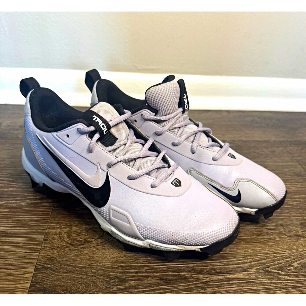 Nike Force Trout 9 Keystone Baseball Cleats - Pewter Grey/Black Men's Size 9